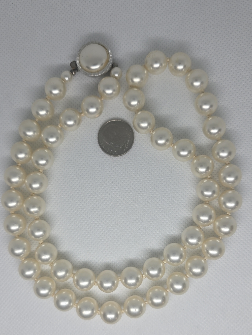 Vintage Faux Pearl Necklace